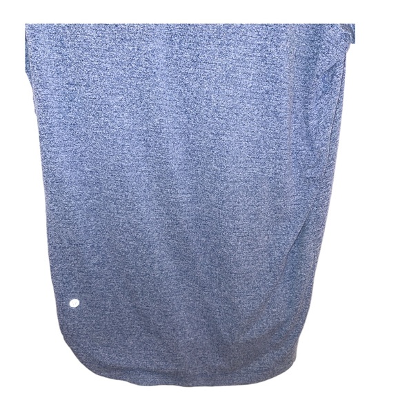 COPY - NWT MENS LULULEMON DRYSENSE SHORT SLEEVE HEATHERED BLUE OUT OF STOCK TEE… - Picture 4 of 11